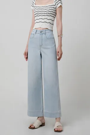 High-Waist Wide-Leg Jeans
