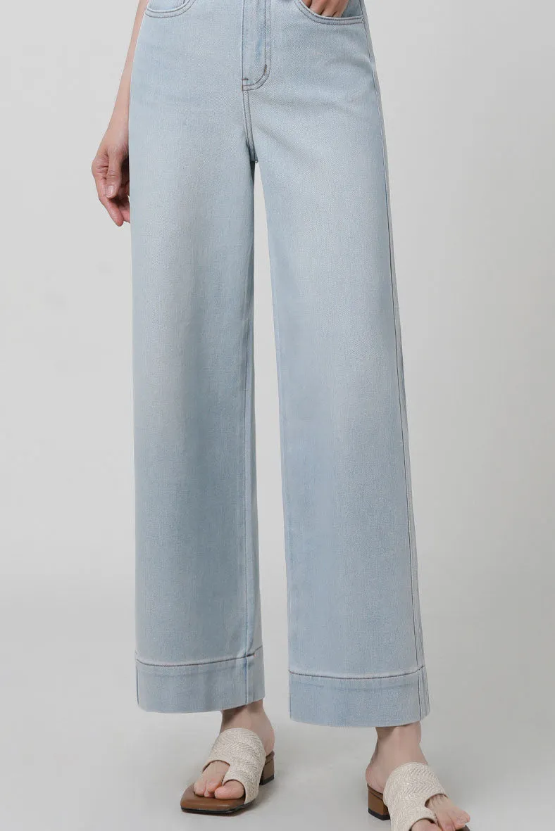 High-Waist Wide-Leg Jeans