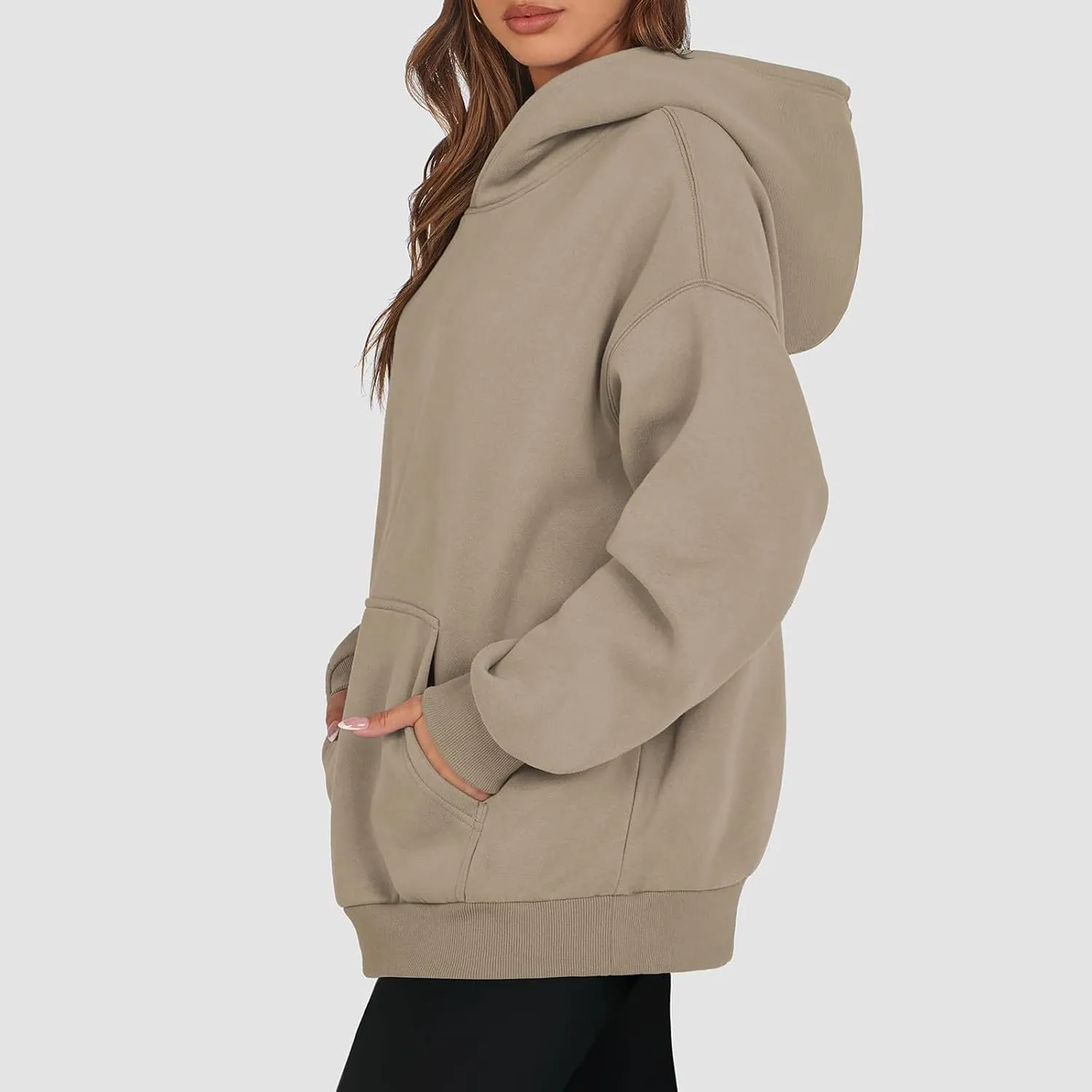Hoodies for Women Trendy Oversized Hoodie Long Sleeve Y2k Hoodies Sweatshirt with Pockets Fleece Loose Fit Hoodie