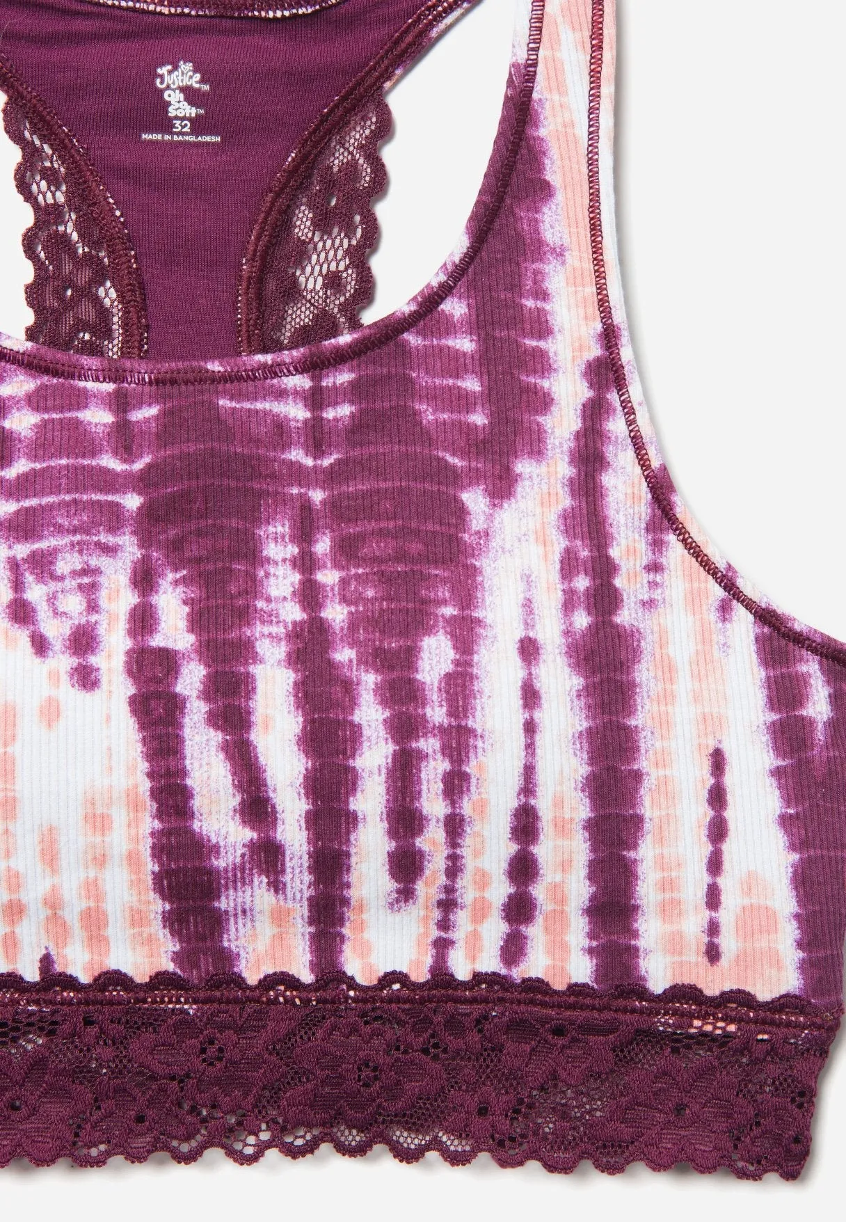 Lace-Trim Lounge Bra 2 Pack