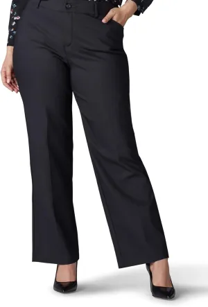 Lee Women's Plus Size Ultra Lux Comfort with Flex Motion Trouser Pant