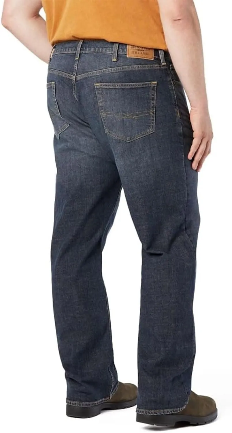 Levi Strauss Signature Gold Men's Relaxed Fit Flex Jeans (Available in Big & Tall)