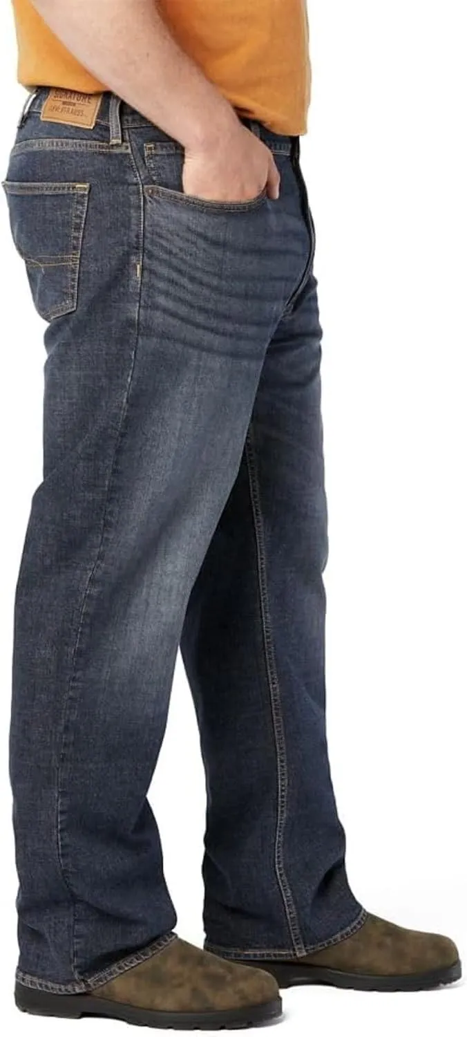 Levi Strauss Signature Gold Men's Relaxed Fit Flex Jeans (Available in Big & Tall)