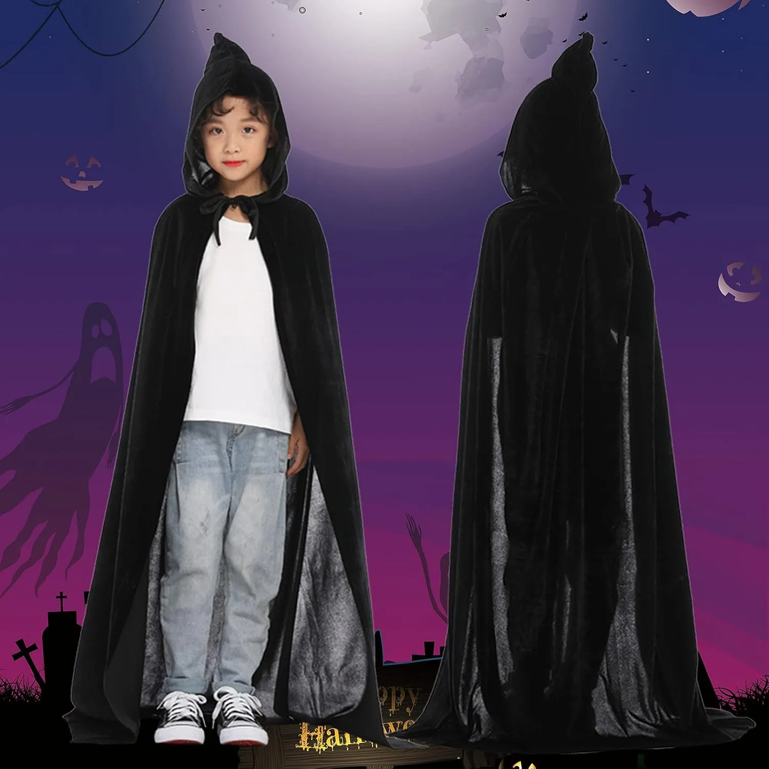 Light Winter Coat Girls Cape Halloween Mantle Girls Boys Baby Kids Mentel Costume Cloak Party Toddler Girl Outerwear