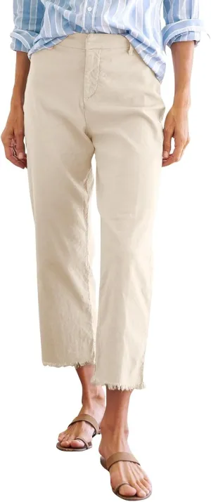 Linen Pants Women Button Summer Cotton Capri Pants for Women Stretch Cargo Loose Womens Capris Petite Short