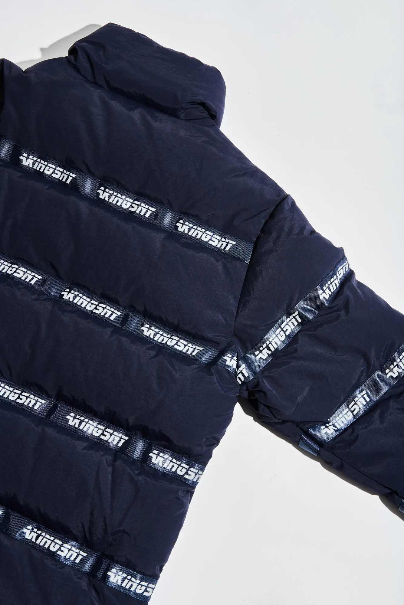 LOGO PUFFER JACKET - NAVY