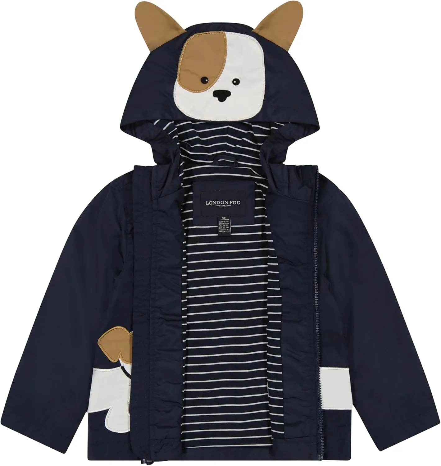 LONDON FOG Boys' His Fave Rainslicker Rain Jacket
