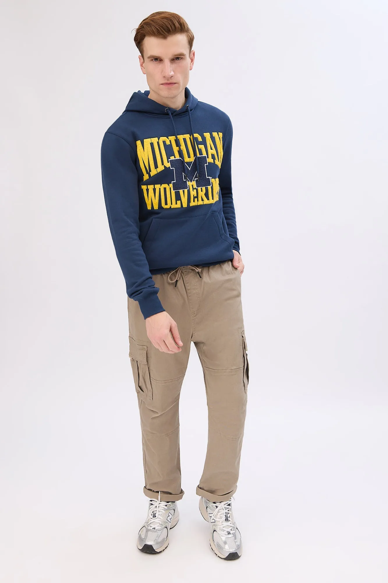 Loose Cargo Twill Pants