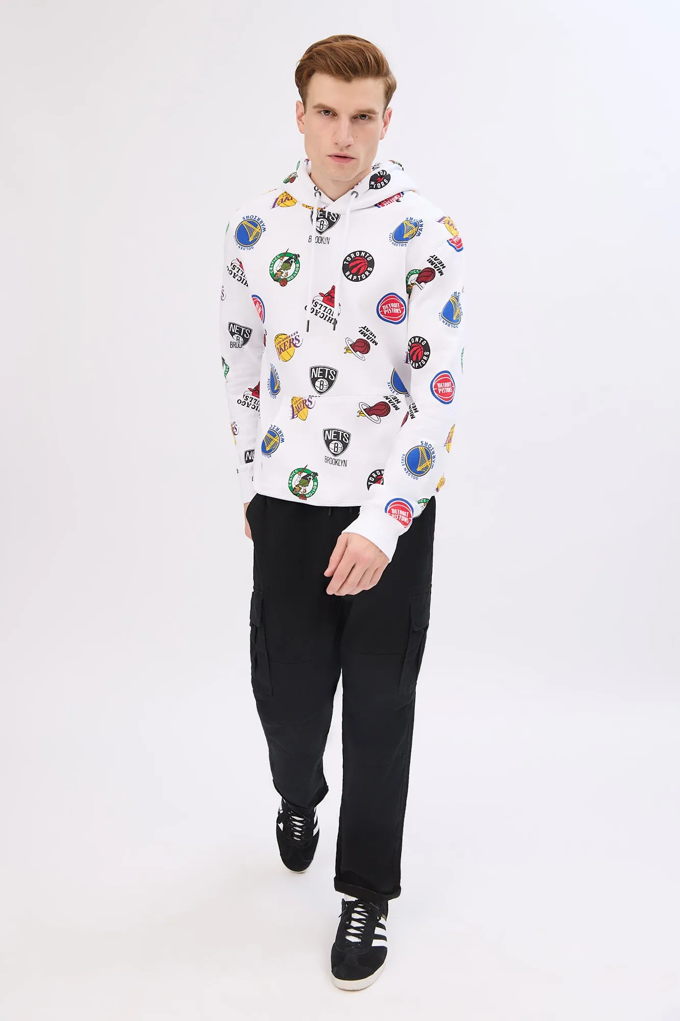 Loose Cargo Twill Pants