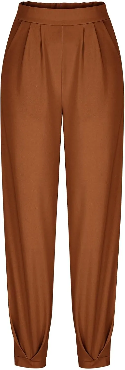 Lounge Pant Women Summer Trendy High Waisted Wide Leg Long Lounge Pant Cropped Cozy Pants with Pockets