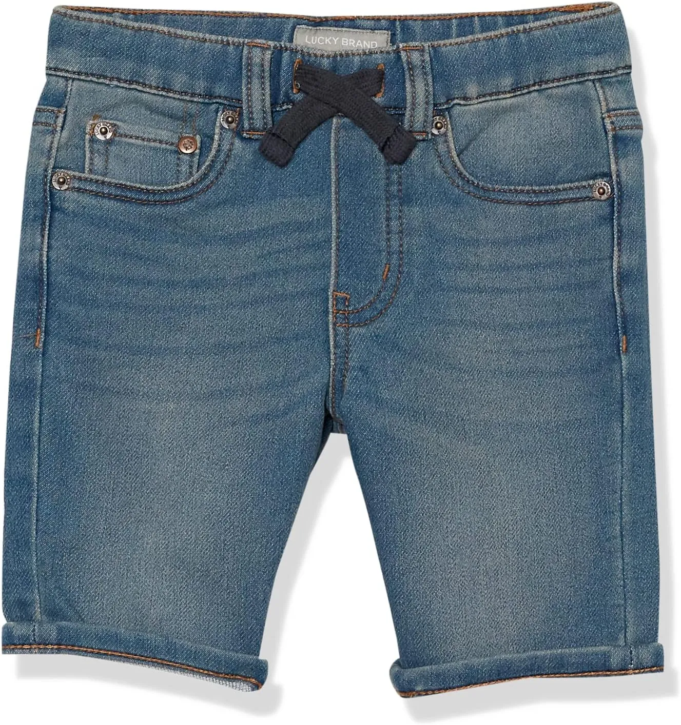 Lucky Brand Pull-on Denim Shorts 5-pocket Style & Drawstring Closure