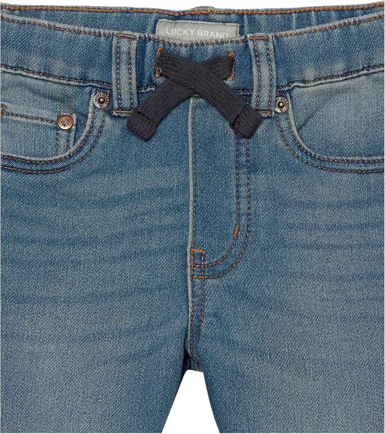 Lucky Brand Pull-on Denim Shorts 5-pocket Style & Drawstring Closure
