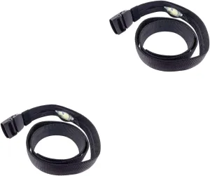 Magik 2-4 Pc Security Travel Waist Belt Wallet Hidden Money Pocket Anti-Theft Pouch (2 Pack)