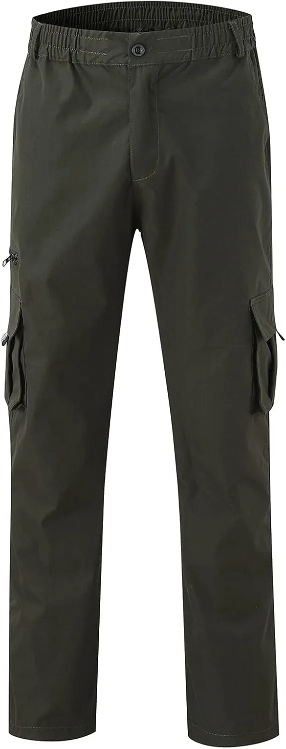 Mens Autumn and Winter High Street Fashion Loose Pants Active Outdoor Sports Joggers Hiking Sweatpants Overalls