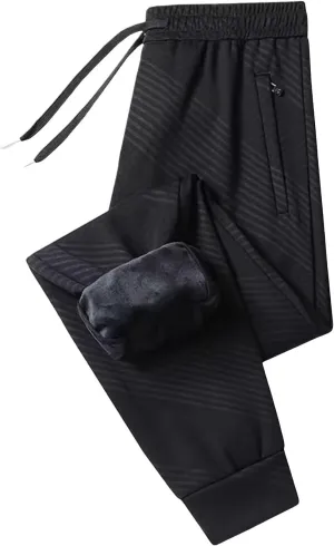 Mens Cargo Sweatpants Baggy Drawstring Joggers Workout Sport Pants Fall Winter Long Trousers with Pockets