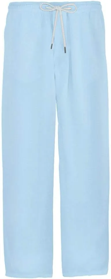 Mens Casual Linen Pants Athletic Lounge Pants Lightweight Elastic Waist Trouser Yoga Beach Pant Fashion Joggers