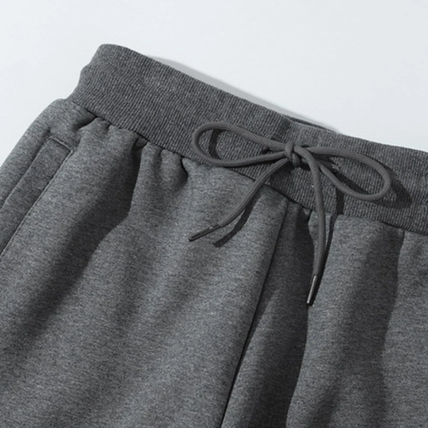 Men's Casual Sweatpants Baggy Wide Straight Leg Joggers Dress Pants Fall Winter Long Trousers with Pockets