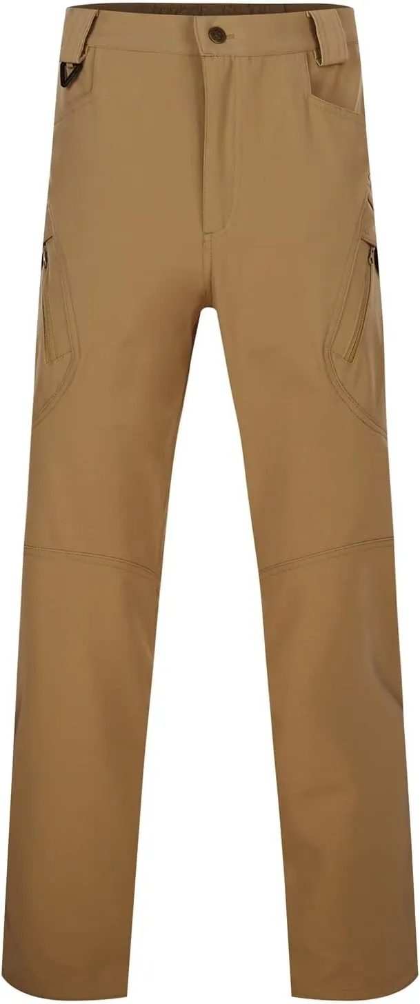 Mens Causal Cargo Pants Felaxed Fit Trousers Fashion Hiking Joggers Outdoor Wearing Overalls with Multi Pockets