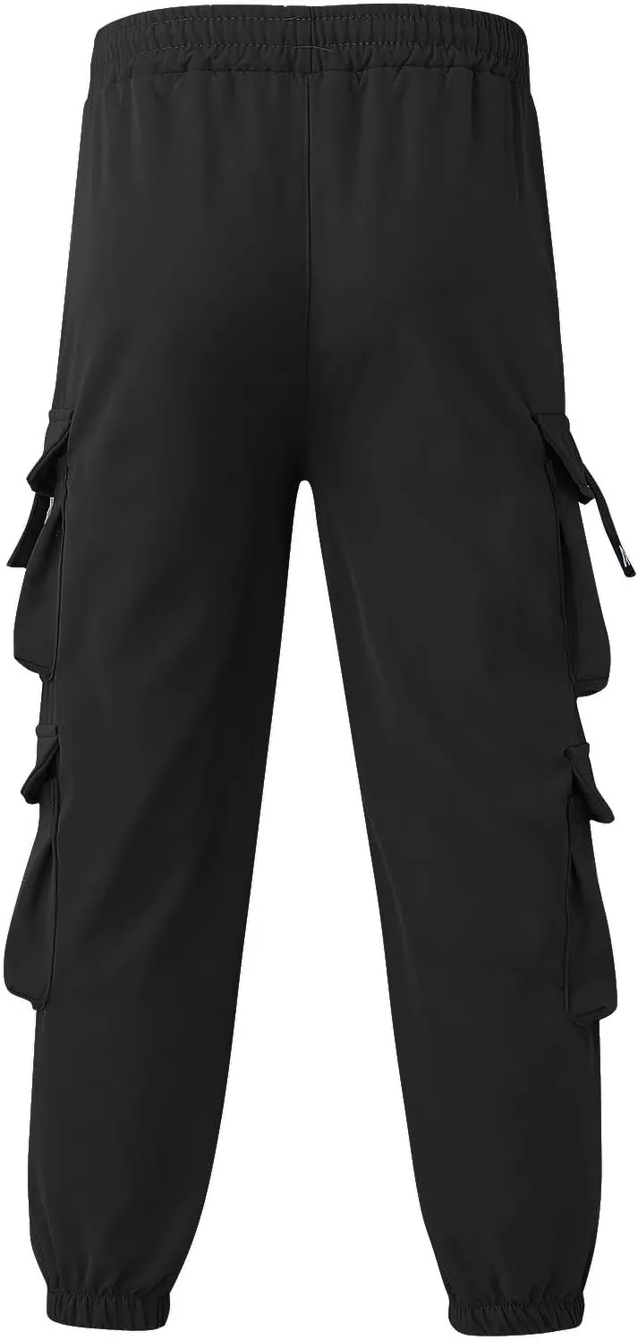 Men's Causal Cargo Pants Loose Fit Classic Trousers Fashion Hiking Joggers Outdoor Wearing Overalls with Pockets
