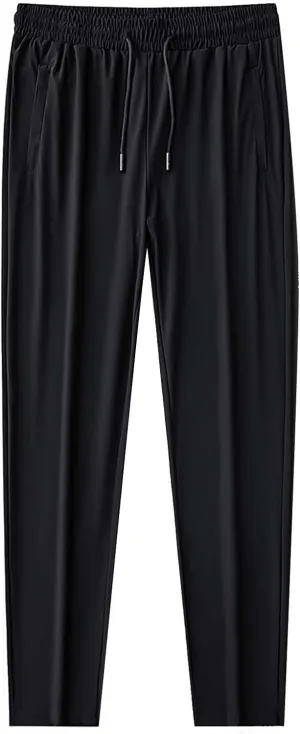 Mens Golf Pants Stretch Relaxed Fit Lightweight Hiking Pants Breathable Quick Dry Camping Fishing Athletic Joggers