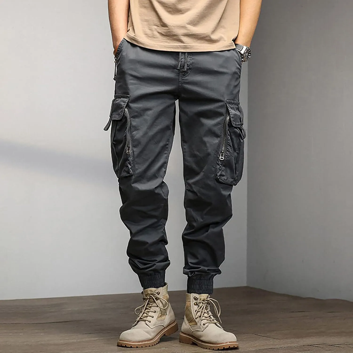 Men's Hiking Pants Tactical Cargo Pants Lightweight Work Pants Outdoor Travel Stretch Fashion Outdoor Pant