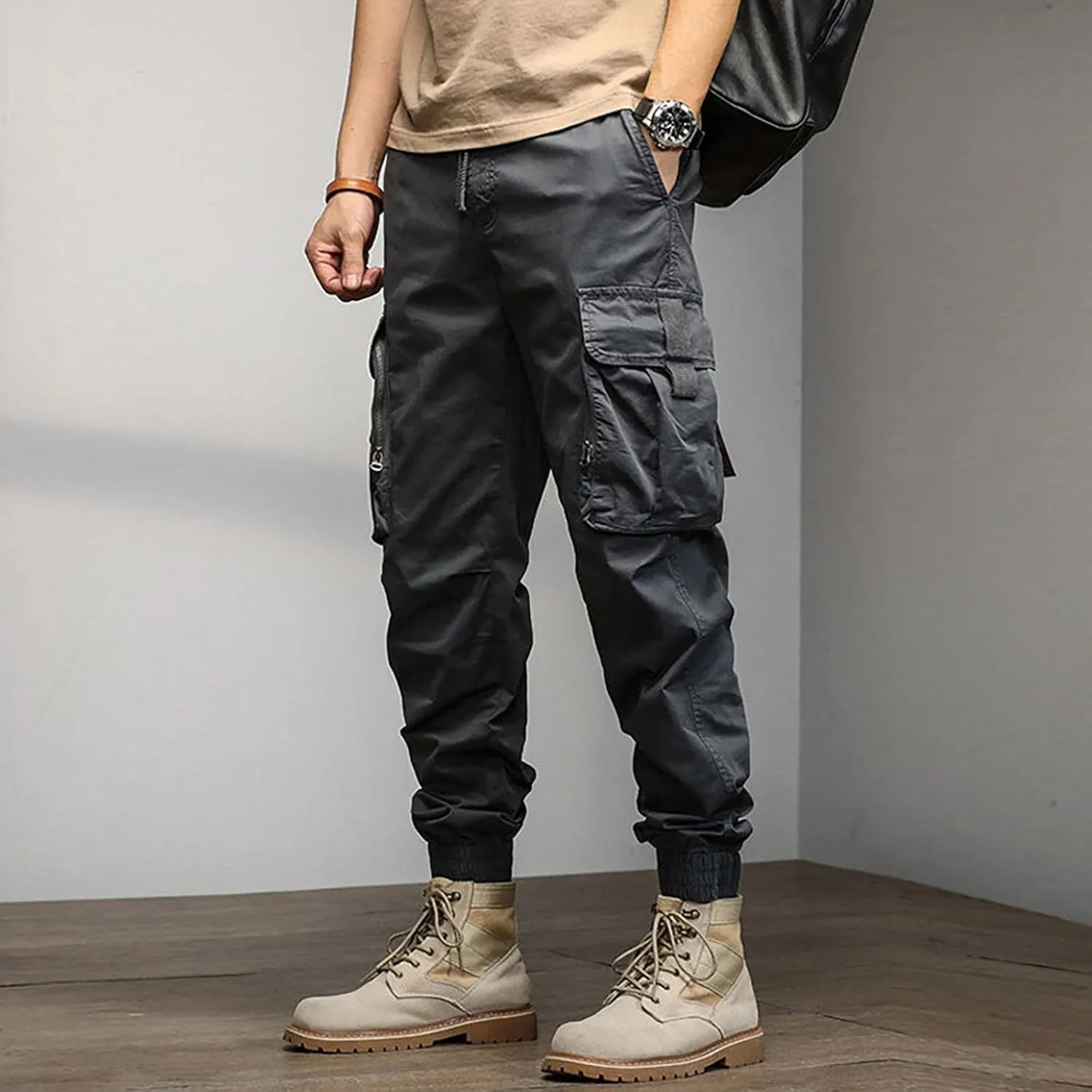 Men's Hiking Pants Tactical Cargo Pants Lightweight Work Pants Outdoor Travel Stretch Fashion Outdoor Pant