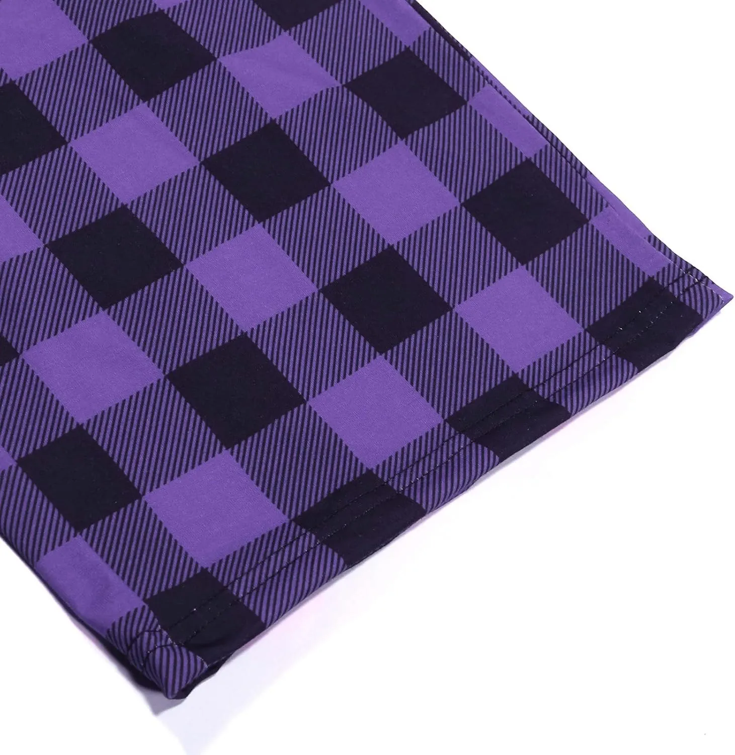 Mens Pajama Pants Wide-Legged Plaid Printed Drawstring Pockets Casual Pants Fall and Winter Sleepwear Pants
