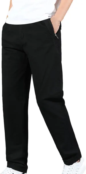 Men's Pant Cargo Work Loose Casual Sweatpants Lightweight Tactical Pant Multi Pockets Outdoor Twill Sport Hiking Pant