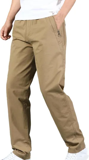 Men's Pant Cargo Work Loose Casual Sweatpants Lightweight Tactical Pant Multi Pockets Outdoor Twill Sport Hiking Pant