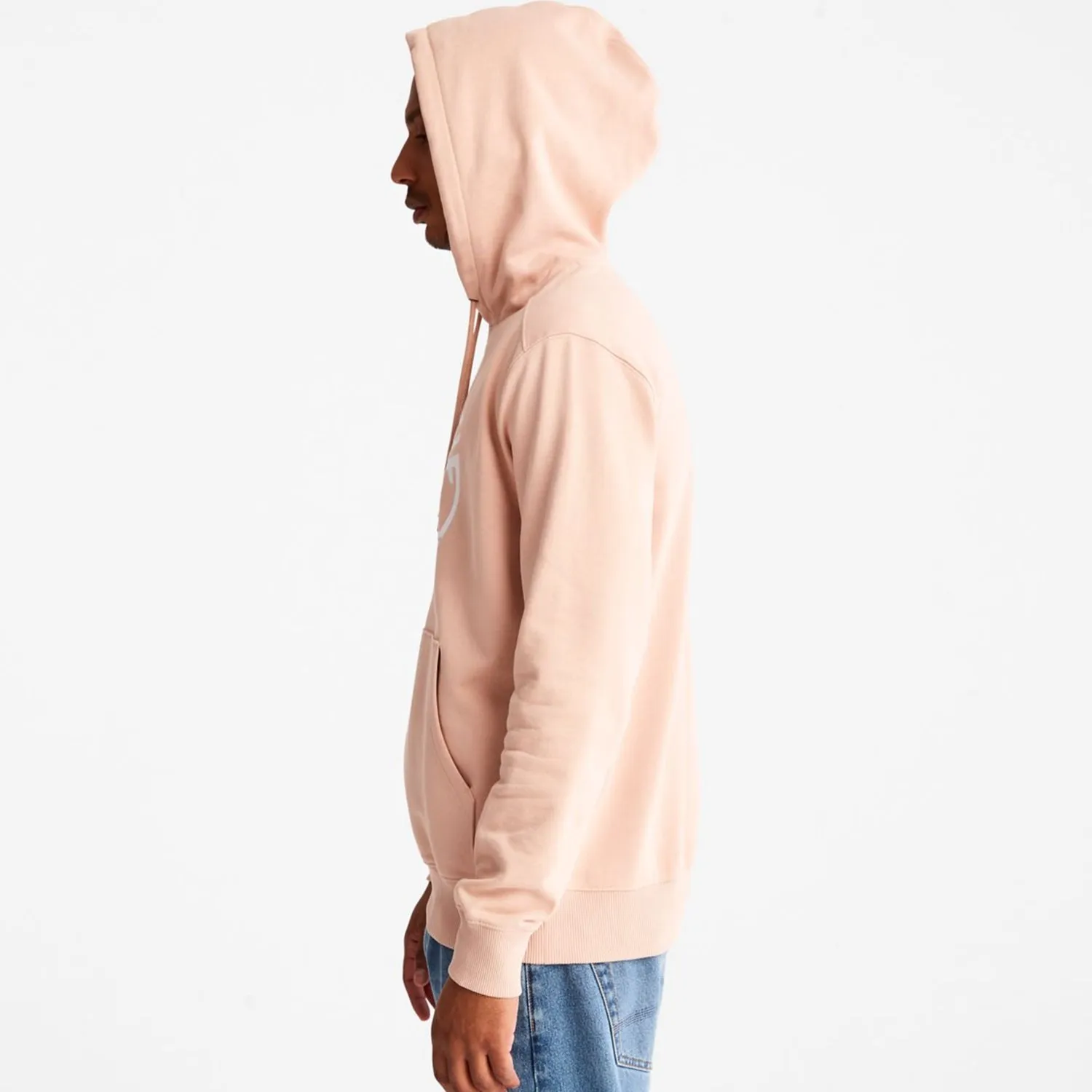 Men's Timberland Tree Logo Hoodie Cameo Rose