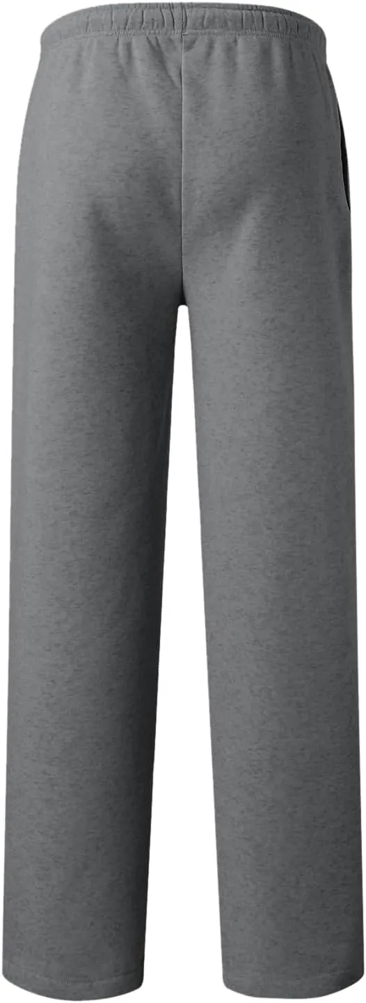 Men's Waffle Joggers, Lightweight Drawstring Casual Bottom Sweatpants, Straight Leg Slim Jogger Sweatpants with Pockets