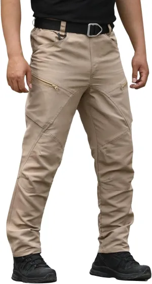 MIDOO Golf Pants Men Tapered Leg Casual Joggers Pants Stretch Drawstring Elastic Waist Tapered Leg Sweatpants with Pockets