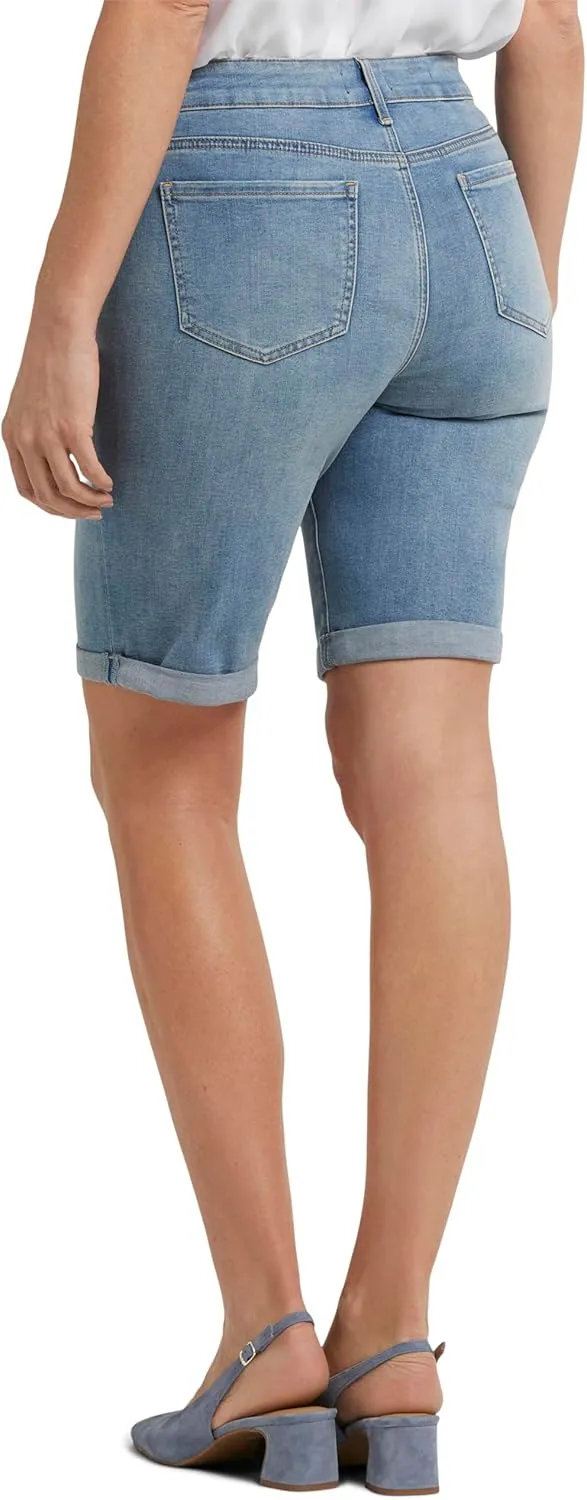NYDJ Women's Briella Roll Cuff Jean Long Slimming Denim Shorts
