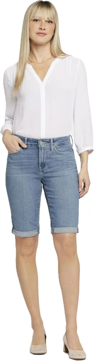 NYDJ Women's Briella Roll Cuff Jean Long Slimming Denim Shorts
