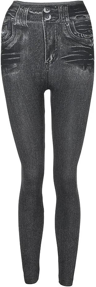 Nyybw Women's Stretchy Denim Skinny Jeans Skinny Leg Jean High Rise Waist Denim Pants Trousers with Pocket Back to School