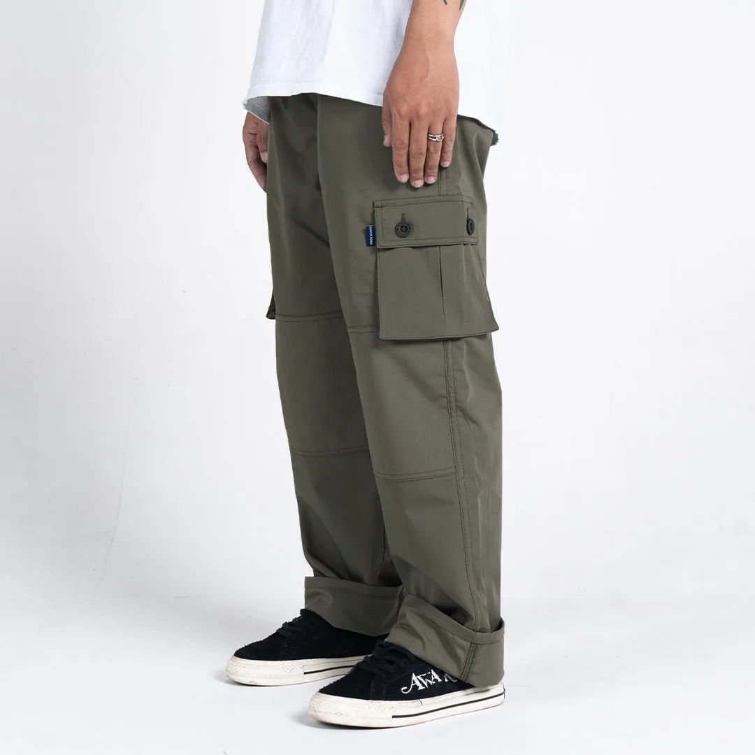 Olive Cargo Pants Rangers Loose