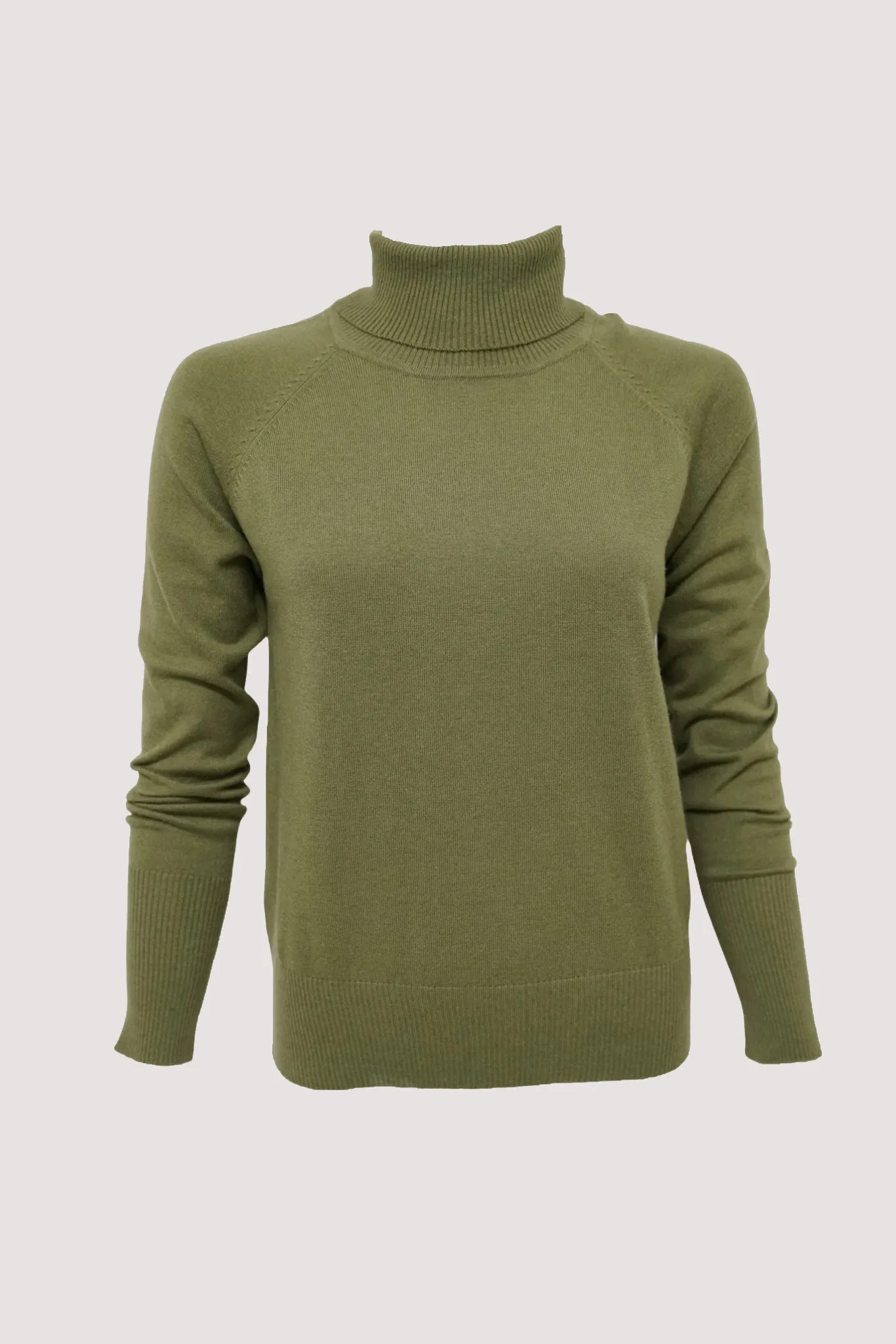 Olive Leaf Poloneck