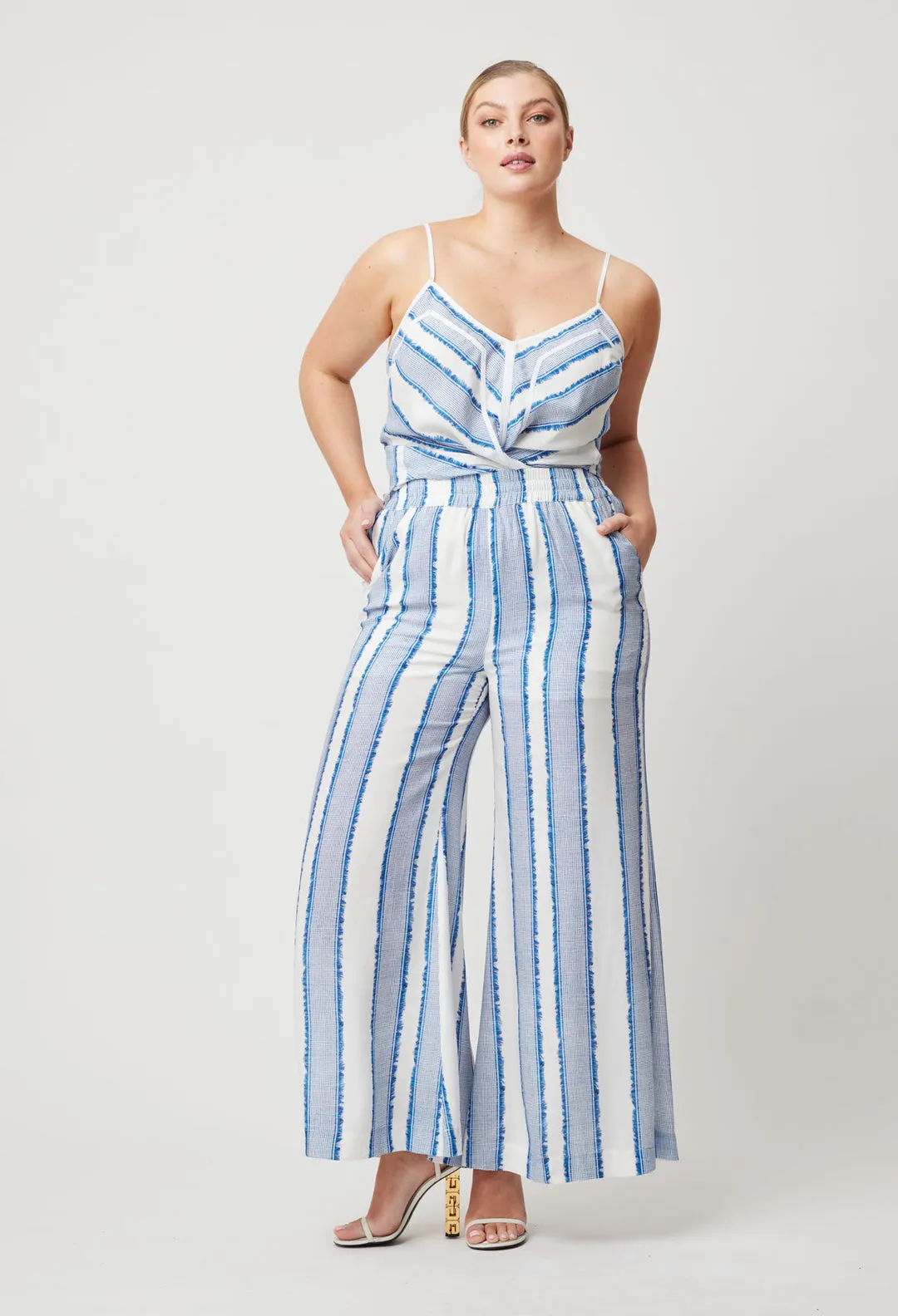 OnceWas Positano Viscose Wide Leg Pant