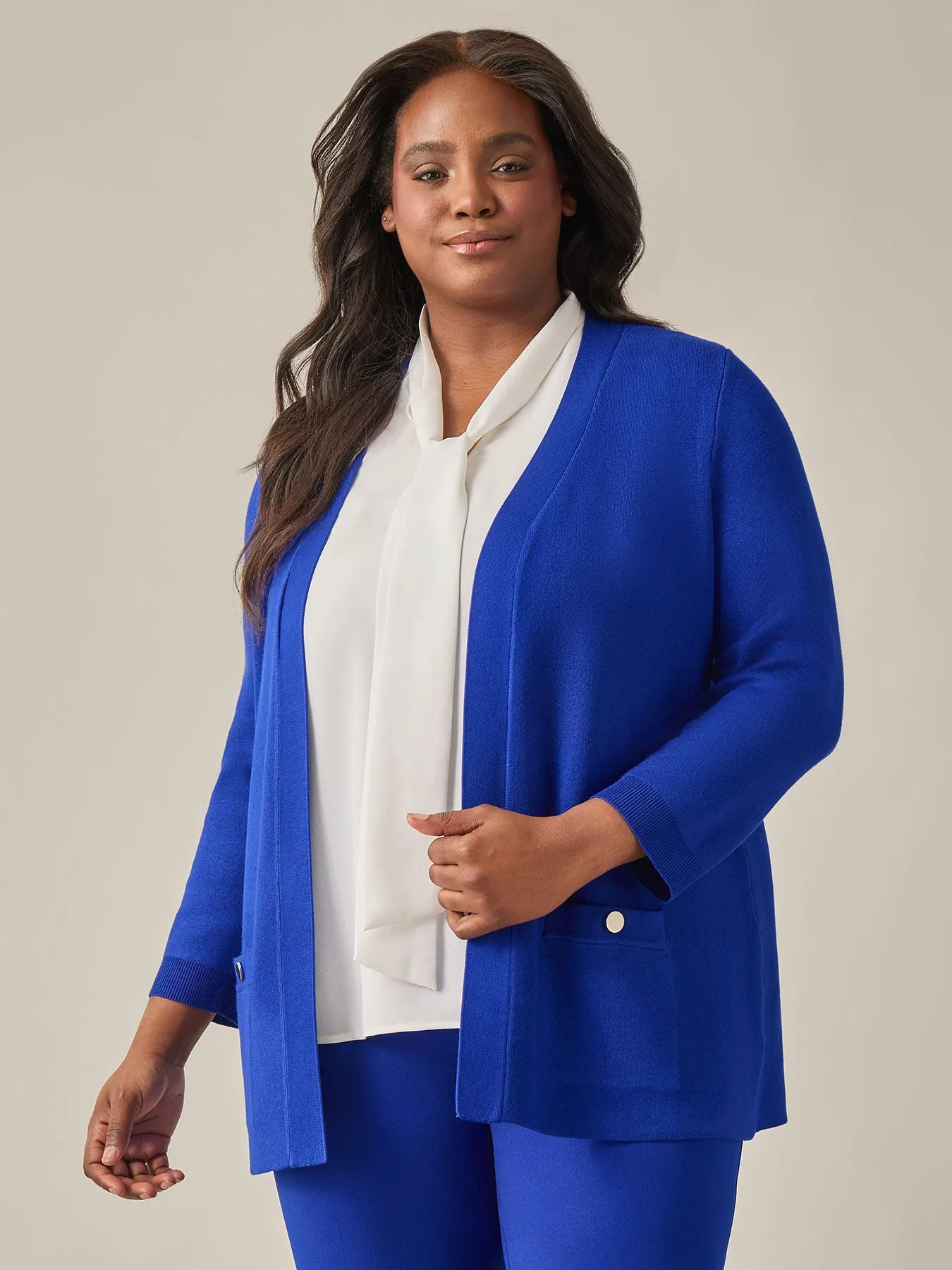 Open Front Cardigan, Royal Signature