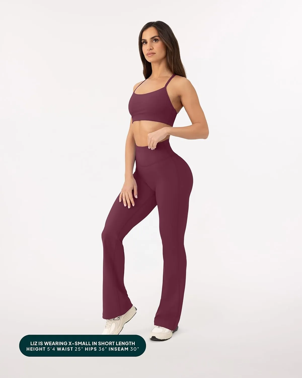 PAVOI ACTIVE High Waisted Flare Leggings for Women - Buttery Soft Bell Bottom Workout Flared Wide Leg Yoga Pants - FlexFlow