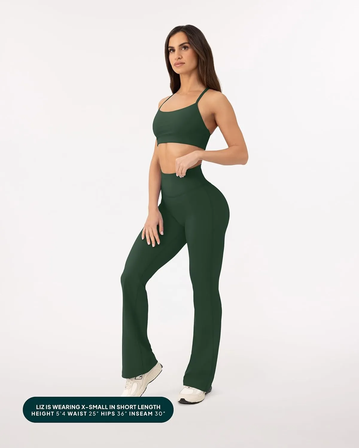PAVOI ACTIVE High Waisted Flare Leggings for Women - Buttery Soft Bell Bottom Workout Flared Wide Leg Yoga Pants - FlexFlow