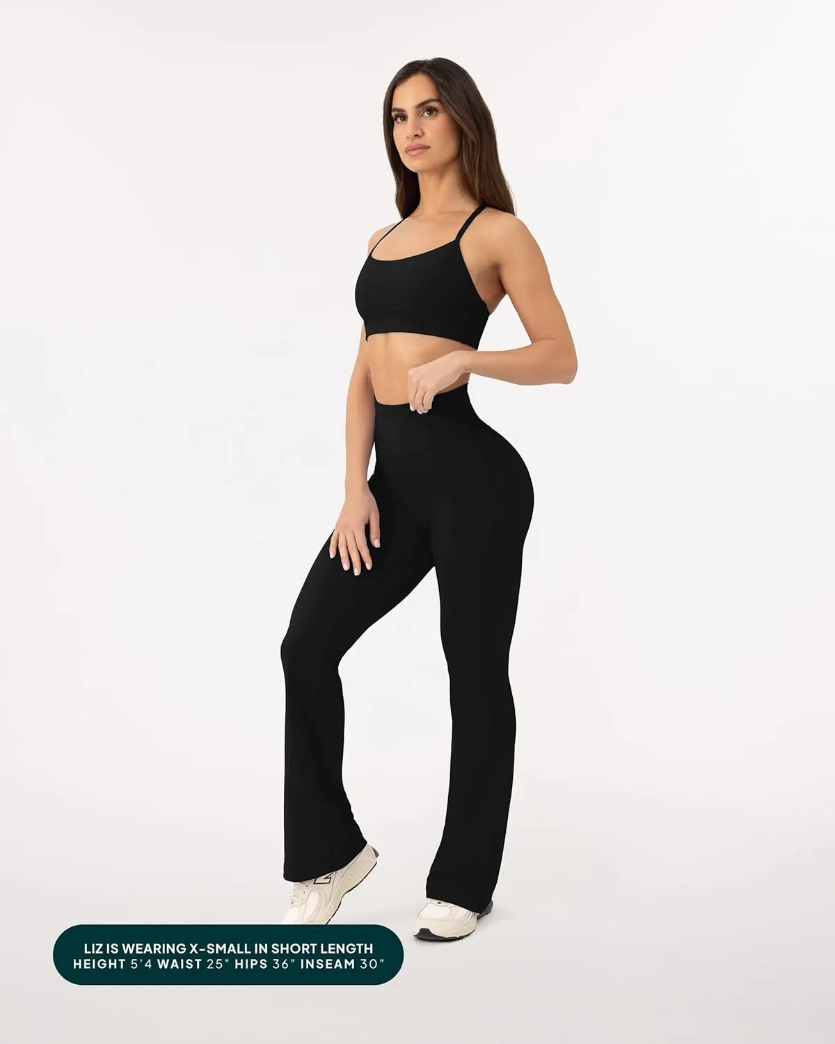 PAVOI ACTIVE High Waisted Flare Leggings for Women - Buttery Soft Bell Bottom Workout Flared Wide Leg Yoga Pants - FlexFlow
