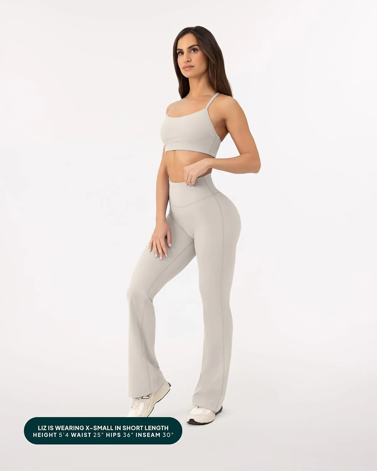 PAVOI ACTIVE High Waisted Flare Leggings for Women - Buttery Soft Bell Bottom Workout Flared Wide Leg Yoga Pants - FlexFlow