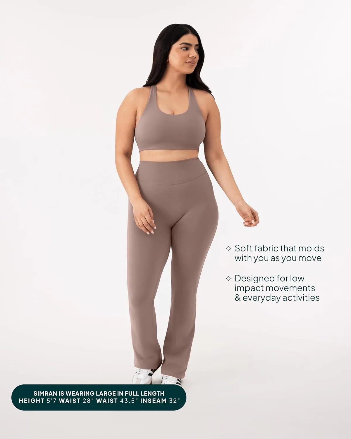 PAVOI ACTIVE High Waisted Flare Leggings for Women - Buttery Soft Bell Bottom Workout Flared Wide Leg Yoga Pants - FlexFlow