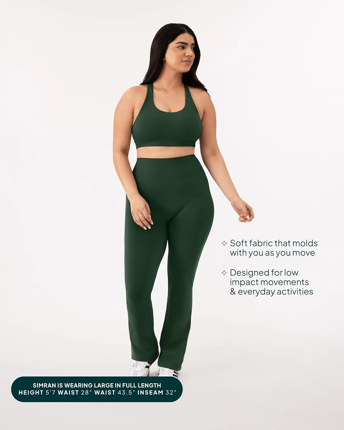 PAVOI ACTIVE High Waisted Flare Leggings for Women - Buttery Soft Bell Bottom Workout Flared Wide Leg Yoga Pants - FlexFlow