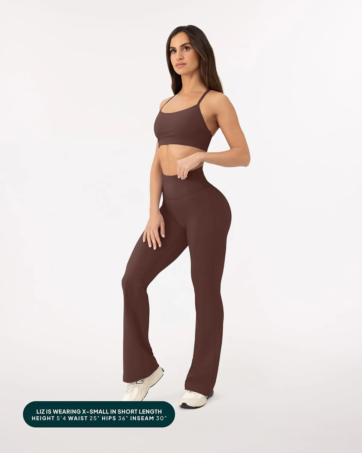 PAVOI ACTIVE High Waisted Flare Leggings for Women - Buttery Soft Bell Bottom Workout Flared Wide Leg Yoga Pants - FlexFlow