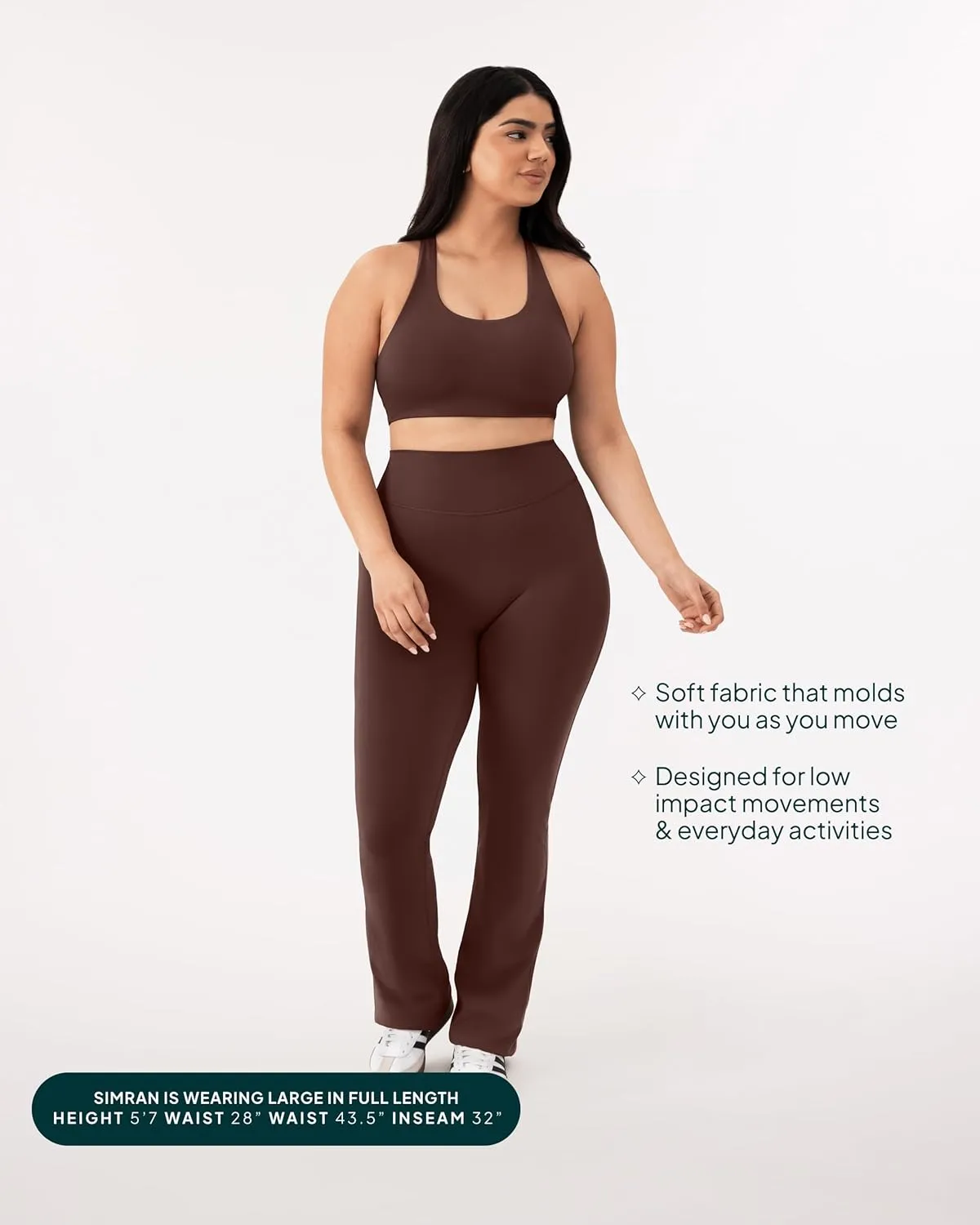 PAVOI ACTIVE High Waisted Flare Leggings for Women - Buttery Soft Bell Bottom Workout Flared Wide Leg Yoga Pants - FlexFlow