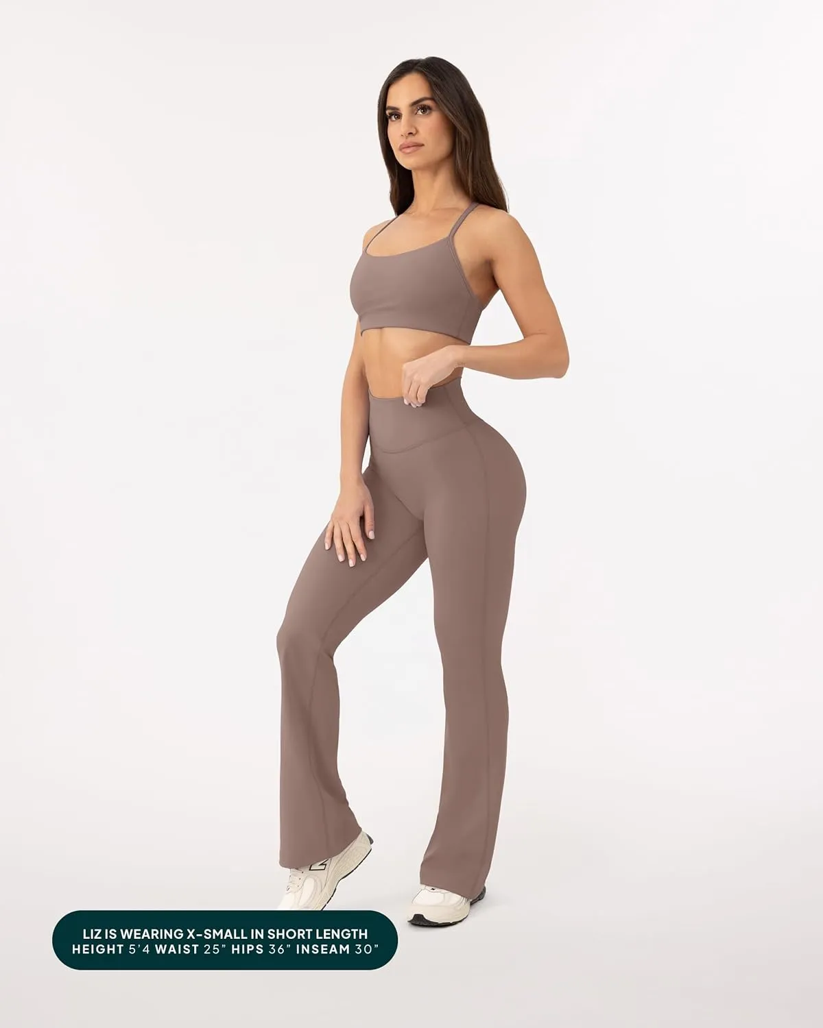 PAVOI ACTIVE High Waisted Flare Leggings for Women - Buttery Soft Bell Bottom Workout Flared Wide Leg Yoga Pants - FlexFlow