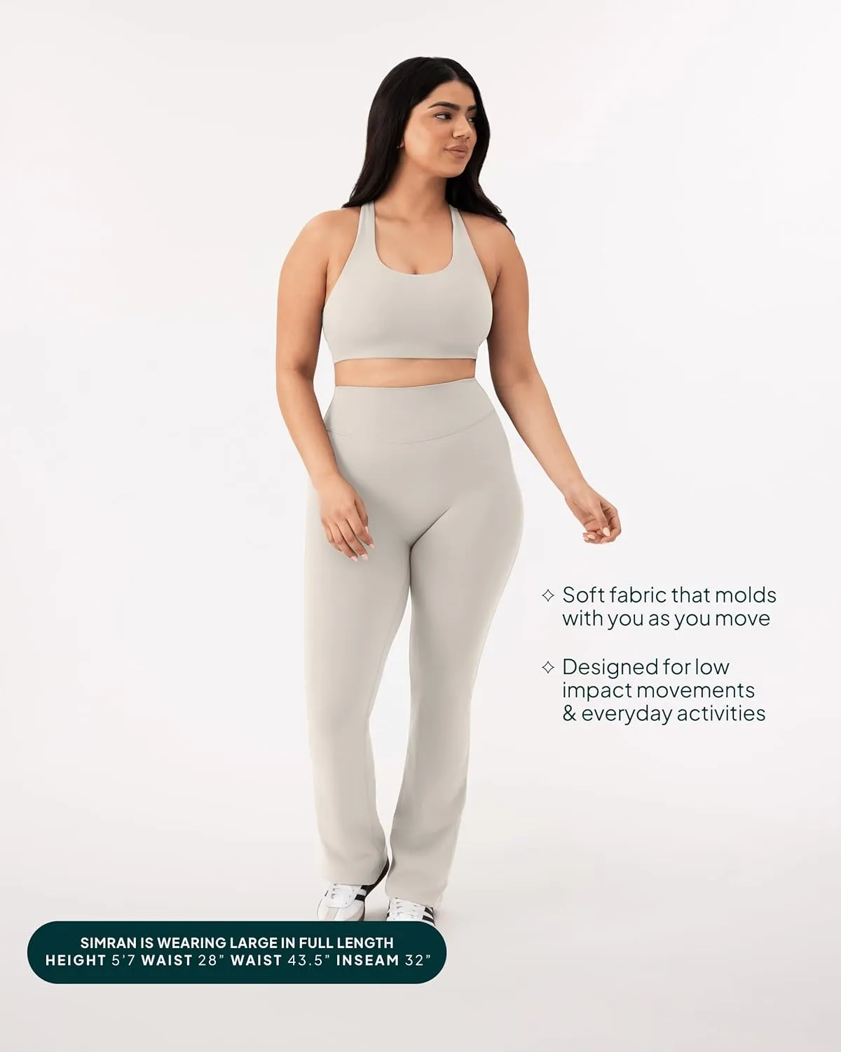 PAVOI ACTIVE High Waisted Flare Leggings for Women - Buttery Soft Bell Bottom Workout Flared Wide Leg Yoga Pants - FlexFlow