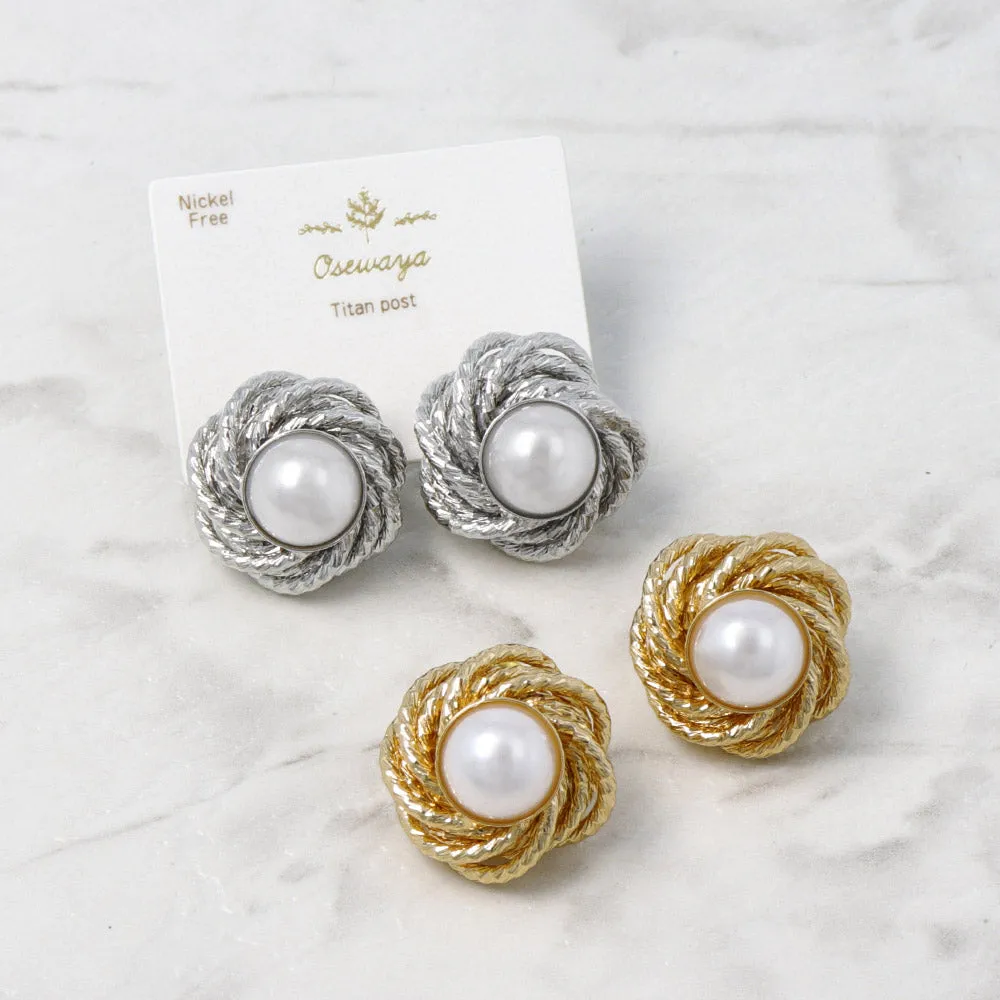 Pearl Statement Studs